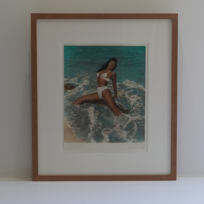 Bunny Yeager "Bettie Page in Surf"